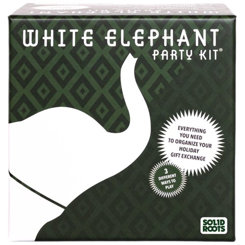 Spin Master Games, SolidRoots Mini White Elephant Gift Exchange Game Party Kit - Spice Up Swap Traditions, Holiday Games, Ages 8+