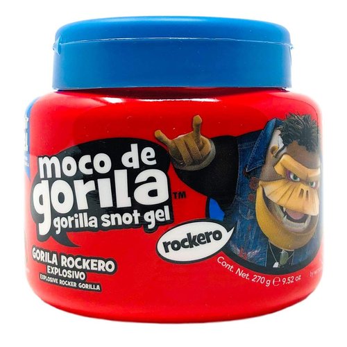 Moco de Gorila Rockero Hair Gel | Explosive Hair Styling Gel for Extreme Long-lasting Hold, Goril...