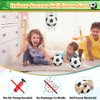 5" Foam Mini Soccer Balls for Kids Adults, Soft Squishy Slow Rising Soccer Goal Toys for Goal Sets, Sensory Stress Ball for Office, Swimming Pool Beach Balls, Indoor Outdoor Sport Birthday Gift 3PCS