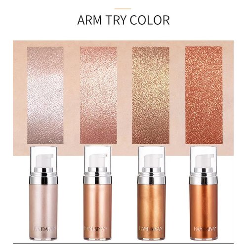 R.Y.M Face Body Glitter Makeup, Golder,Glitter Bod,Shimmer, for Face and Body Pearlescent Makeup,With Beautiful Shiny Finish (3# Bronze Gold, 2.0 Ounce (Pack of 1))