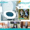 40 PCS Super Absorbent Commode Pads for Bedside Commode Bucket, Commode Liners Pads with Absorbent Gel, Potty Liner Pads for Portable Toilet Bags Bedpans (40 Pcs/Absorbent Pads)