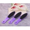 PPhtony 3pcs Foot File Callus Remover with Double-Sided Sand Paper Reusable Foot Scraper Pedicure Tool Foot Rasp Multi Purpose Feet Care Kit for Exfoliator Remover Dead Skin Hard Skin Calluse (Purple)