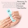 ZMOI Pro Nail Buffer Block – 3 Pack Luxurious Shine Korean 4-Way Nail Buffing Block – Natural Shine Nails – Manicure/Pedicure Tools for Home and Salon