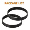 JEDELEOS Replacement Belts for Dyson DC17 Animal Vacuum Cleaner, Replace Parts 11710-01-02/911710-01 (Pack of 2)