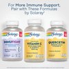 SOLARAY Vitamin C with Rose HIPS & Acerola | Two-Stage Timed-Release Formula | 1000mg | 24-Hour Immune Support & Antioxidant Supplement | 250 Ct.