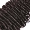 Deep Wave Bundles Human Hair Deep Human Hair Bundles Unprocessed Brazilian Virgin Hair Extensions for Black Women Natural Black Color 16 18 20 inch