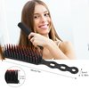 Elesunory 30 Pack Bulk Hair Brushes, Disposable Anti Static Detangling Hair Brush, Hair Brush Bulk for Hotel Nursing Home Homeless, Black, 7 x 0.78 Inch