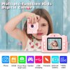 Colodou Kids Selfie Camera,Christmas Birthday Gifts for Boys Age 3-9,HD Digital Video Cameras for Toddler,Toy for 3 4 5 6 7 9 Year Old Teens with 32GB SD Card,Kids Toys Gifts for Birthday (Pink)