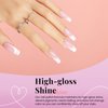 Beetles Neutral Gel Nail Polish 15ml Nude Pink Polish Set Pink Jelly Soak Off U V LED Nail Lamp Translucent Nail Art Gel