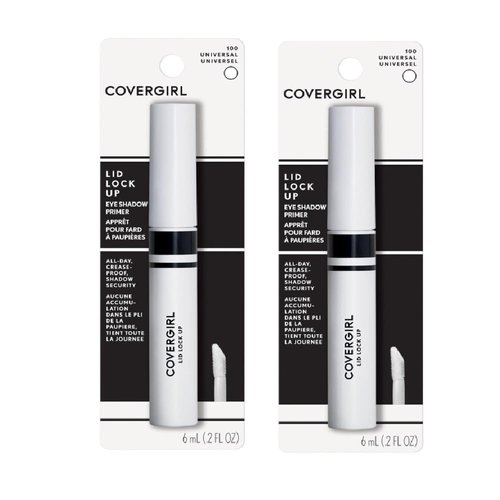 Pack of 2 CoverGirl Lid Lock Up Eye Shadow Primer, Universal 100