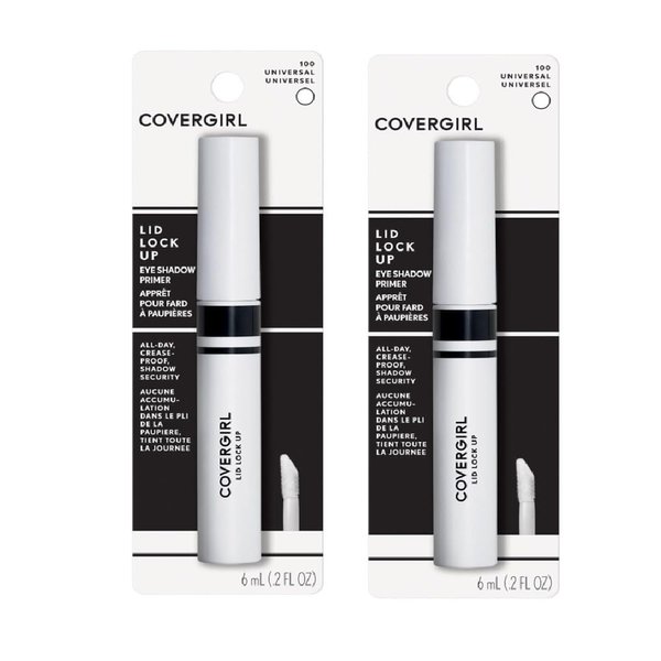 Pack of 2 CoverGirl Lid Lock Up Eye Shadow Primer, Universal 100