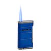 Xikar Allume Single Jet Flame Cigar Lighter, Durable Body, Fuel Gauge, Reef Blue