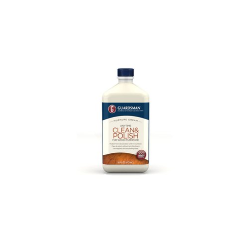 Guardsman Clean & Polish for Wood Furniture, Cream Polish 16 oz 461500 by Guardsman