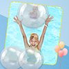 Octaday 14 Pack 16 Inch Inflatable Clear Beach Ball Transparent Beach Ball Swimming Pool Balls for Kids Adults Summer Beach Pool Party Favors