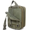 Honestptner Molle Pouch, Sturdy 600D Nylon Tactical Medical Pouch,Rip-Away EMT First Aid Pouch (Bag Only)