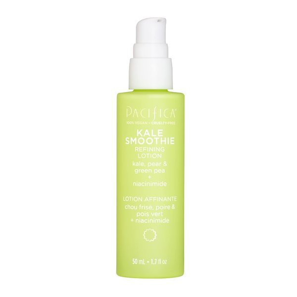 Pacifica Face Moisturizer - Kale Smoothie Face Lotion w/Niacinamide, Copper, Super Foods & Plant Extract - Reduces Pore Size & Redness, Improves Skin Texture Vegan & Cruelty-Free Dermatologist Tested