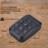 BIUMALL Fidget Slider EDC Adult Metal Fidget Toys ADHD Tool Anxiety Stress Relief Toys Fun Office Desk Toys Gifts for Boyfriend and Father (Black)