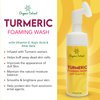 ORGANIC EXTRACT Turmeric Skin Brightening Face Wash – 5 fl oz / 150ml – Daily Moisturizer, Gentle Facial Cleanser for All Skins with Kojic Acid, Vitamin E, and Aloe Vera
