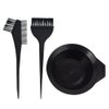 YANTAISIYU 3 Pcs Salon Hair Dyeing Kit Tools Hair Color Mixing Bowl Tinting Brush and Angled Comb for Hair Coloring