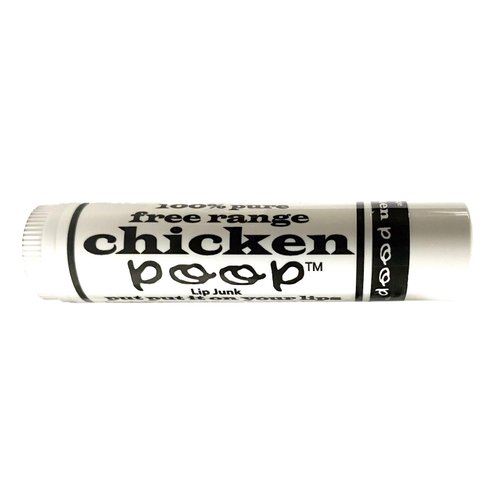 Simone Chickenbone Chicken Poop Lip Balm Display