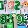 Dark Green 30 Number Balloons, 40 Inch Giant Number 30 Balloons Foil Mylar Helium Dark Green Number Balloons for 30th Birthday Party Supplies Anniversary Event Celebration Decorations