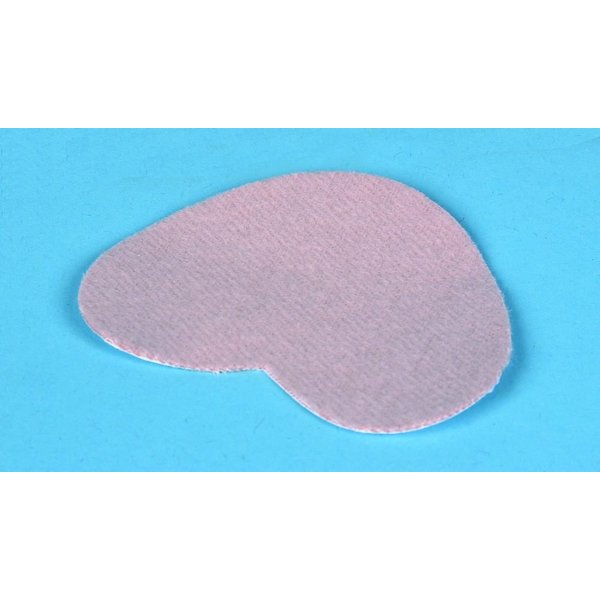 Moleskin Heart-Shaped Metatarsal Pads, 100/pkg from Atlas Biomechanics
