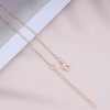 TseanYi Boho Heart Pendant Necklace Gold Heart Necklace Open Floating Heart Love Pendant Necklace Long Heart Chain Necklace Minimalist Love Pendant Neckalce