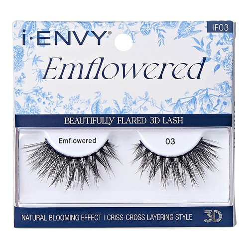 iEnvy Emflowered Natural Blooming Effect Fake Eyelashes Flared 3D False Lashes (03)