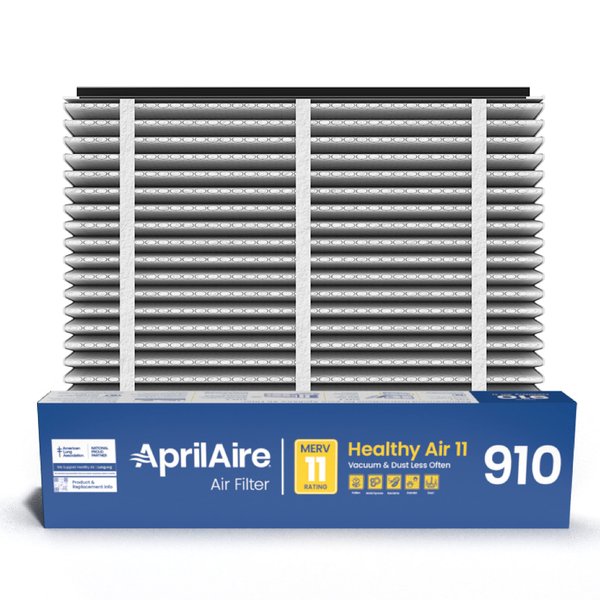 AprilAire 910 Replacement Filter for AprilAire Whole House Air Purifiers - MERV 11, Clean Air & Dust, 25x20x4 Air Filter (Pack of 1)