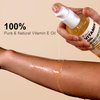 Yoken Vitamin E Oil 8 Fl Oz Organic Vitamin E oil for Skin Blend 60,000 IU Vitamin E oil for Scars Hair,Face,Nail,Scalp Perfect Bath and Body Oil Cold Pressed Hexane Free Non-GMO Gluten Free Formula