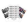 DXH NAIL CO 84PC Halloween Nail Decals 3PC Set Nightmare Before Christmas Jack Skellington Christmas Holiday Nail Art Water Transfer Nail Wraps