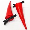 Anime Power Horns Hair Clips Devil Horn PVC Cosplay Props Red PVC Headwear Barrettes Unisex Hair Accessory Halloween