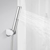 BESy Chrome Brass 2 In 1 Function Handheld Shower Head Set High Pressure 7 Inch Shower Head High Flow Hand Shower Wand with 59 Inch Hose, Bracket, Chrome Finish