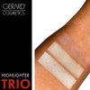 Makeup Highlighter Palette Trio (Starstruck) by Gerard Cosmetics | Vegan Powder Highlighter Makeup Palette with Three Luminous Shades | Cruelty Free and Made in the USA
