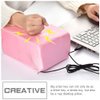 jojofuny Big Enter Key USB Enter Key Desktop Nap Pillow Enter Button for Computer USB Unbreakable Big Enter Button Throw Pillow Desk Pillow for Arms USB Button Cloth Animal Neck Office