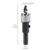 HOJLKLD Door Viewer Peephole, 200 Degree Door Viewer with 16mm/0.63inch Drill Bit for 1-1/2" to 2-3/8" Doors for Office Home Hotel