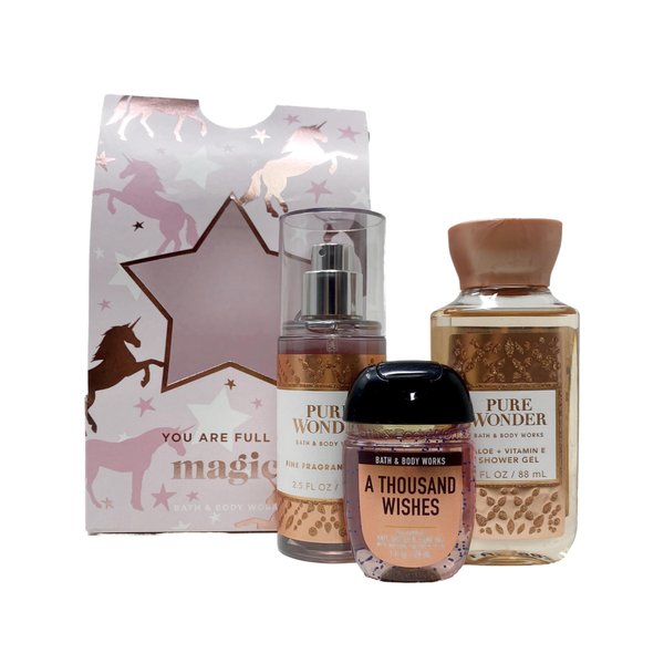 Bath and Body Work You Are Full Of Magic - Mini Gift Set Bag - Fragrance Mist, Shower Gel and Hand Gel