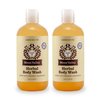 Herbal Body Wash, Siberian Fir by Moon Valley, All Natural Ingredients, No Parabens, Vegan, Moisturizing Essential Oils, Two Pack