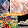 Telooco 4Pcs Rhinestone Picker Tool Self Adhesive Wax Pencil Diamond Art Tools Rhinestone Applicator Nail Point Drill Pen Resin Picker Dotting for Nail Art DIY with Pencil Sharpener