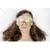 Candi Andi Handmade Sleep Eye Mask - Lavender Scented - Creamy Leaves - TEML-CL
