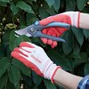 COOLJOB Gardening Gloves Best Gift for Women Ladies, 6 Pairs Breathable Rubber Coated Yard Garden Gloves, Outdoor Protective Work Gloves with Grip, Medium Size Fits Most, Red & Green