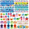 88Pcs Under the Sea Party Favors for Kids, Ocean Sea Animals Themed Party Supplies for Boys Girls, Cute Sea Animal Party Favors for Birthday Party Supplies School Rewards Prize for Kids