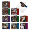 The Best Card Company 10 Christmas Card Assortment Box Set (4.8 x 6.6 Inch) with Envelopes (10 Designs, 1 Each) A Star Is Born AMQ6127XSG-B1x10
