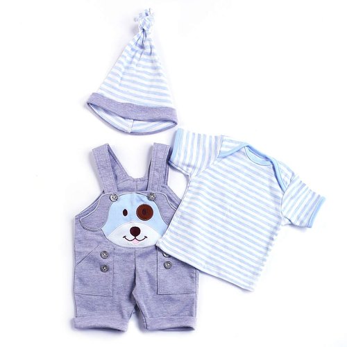 Reborn Baby Boy Dolls Clothes 22 inch Outfit Accessories Sets for 20-22" Newborn Baby Dolls Clothes Clothing