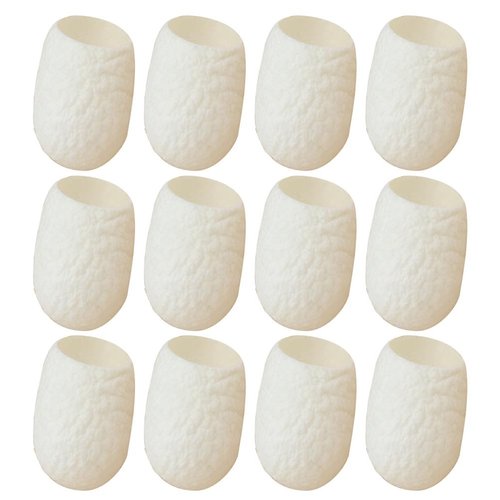 FOMIYES 30pcs Finger Cleaning Sponge Cleaning Sponges for Household Use White Nursing Scrubs Peeling Silkworm Balls Face Cleansing Pad Facial Care Product Cleaning Supply Pores