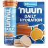Nuun Immunity: Antioxidant Immune Support Hydration Supplement with Vitamin C, Zinc, Turmeric, Elderberry, Ginger, Echinacea, and Electrolytes. Flavor: Blueberry Tangerine, 8 tubes (80 servings)