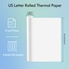 JADENS US Letter Size Quick-Dry Thermal Printer Paper 8.5''x11'', 4 Rolls, Multipurpose Thermal Paper for Thermal Printer