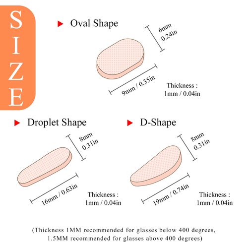 Soft Foam Nose Pads Self Adhesive Non-Slip Eyeglass Nose Pads, Thin Nosepads for Eyeglasses Sunglasses Glasses,48 Pairs,1 MM Black and Nude 3 Types Combination Black