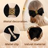 Elegant Big Bows Hair Clips and Barrettes for Women - Back of the Head Spring Clip, Hair Ornaments with Luxury Feminine Design