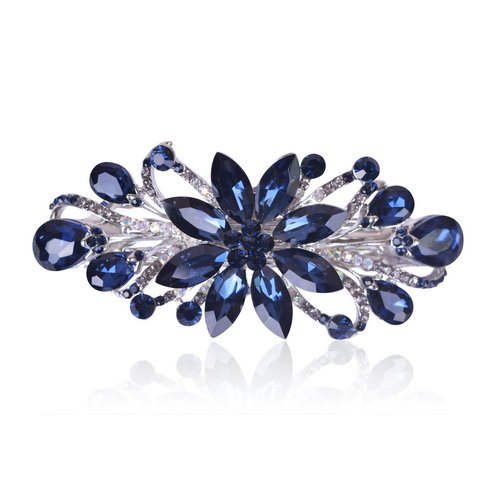 Sankuwen Flower Luxury Jewelry Design Hairpin Rhinestone Hair Barrette Clip,Also Perfect Mother&#39;s...